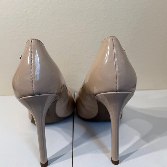 CIRCUS BY SAM EDELMAN Mina Nude Linen Women’s Size 11 Pumps 3.5” Heels - Picture 2 of 5